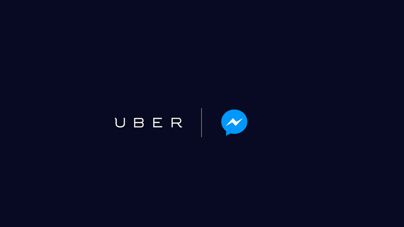 booking an uber with facebook messenger